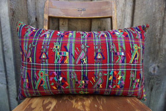 Kaya - Vintage Guatemalan Textile Pillow