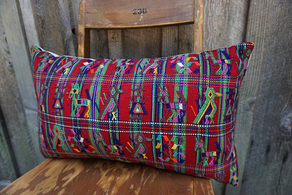 Kaya - Vintage Guatemalan Textile Pillow