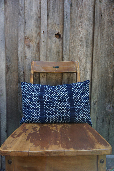 Elliot - Vintage African Indigo Pillow