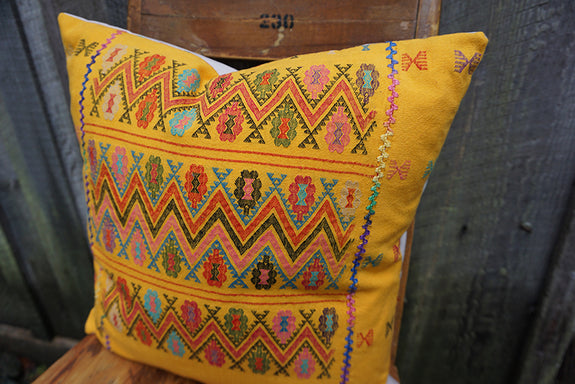 Elena - Mexican Textile Pillow