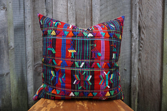 Carmen - Vintage Guatemalan Textile Pillow