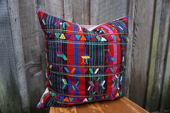 Carmen - Vintage Guatemalan Textile Pillow