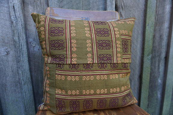 Azalea - Oaxacan Textile Pillow