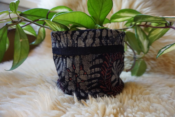 Indonesian Batik Plant Holder