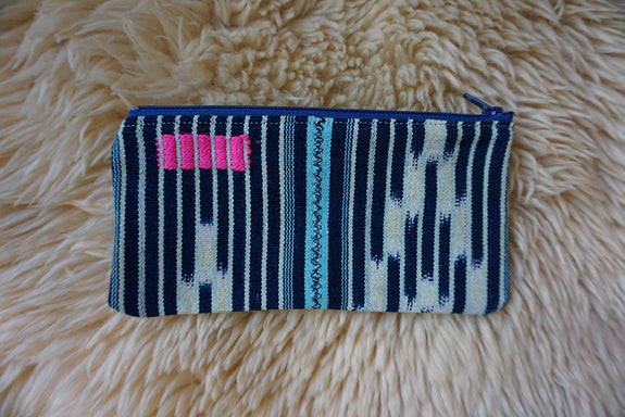 Zippered Pouch made from Vintage Baule Textile - #235
