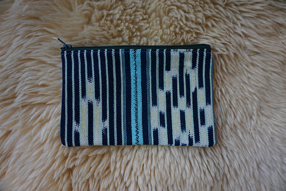 Zippered Pouch made from Vintage Baule Textile - #240