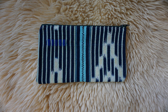 Zippered Pouch made from Vintage Baule Textile - #240