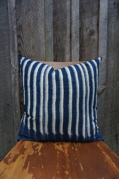 Milena - Vintage African Indigo Pillow