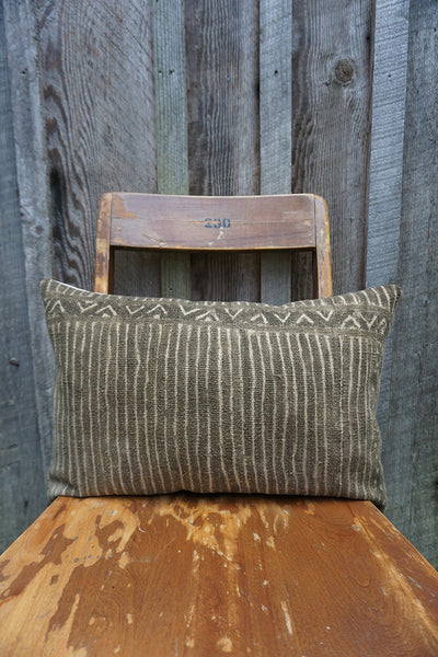 Esme - Vintage African Mudcloth Pillow