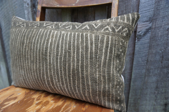 Esme - Vintage African Mudcloth Pillow