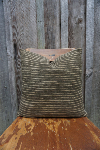 Frankie - Vintage African Mudcloth Pillow