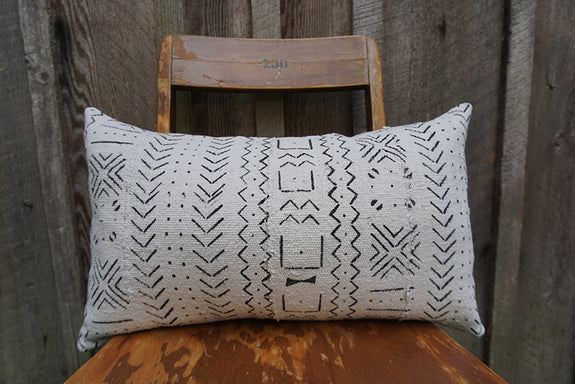Dawn - African Mudcloth Pillow