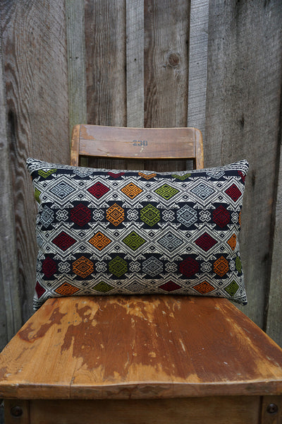 Emilia - Vintage Laotian Silk Textile Pillow