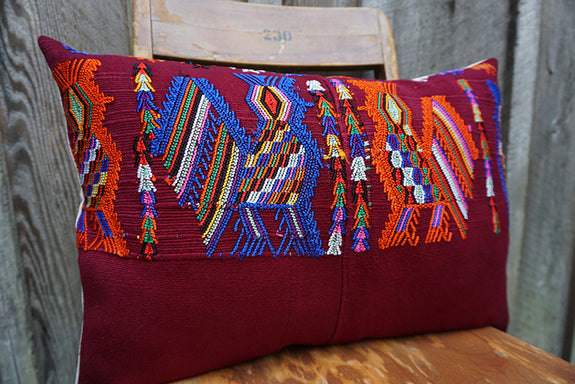 Inez - Vintage Guatemalan Huipil Pillow