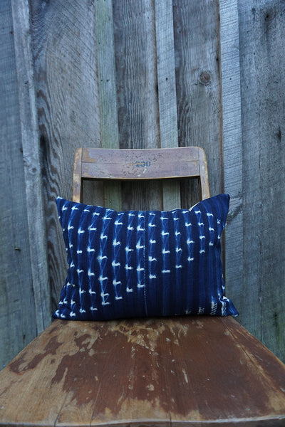 Callie - Vintage African Indigo Pillow