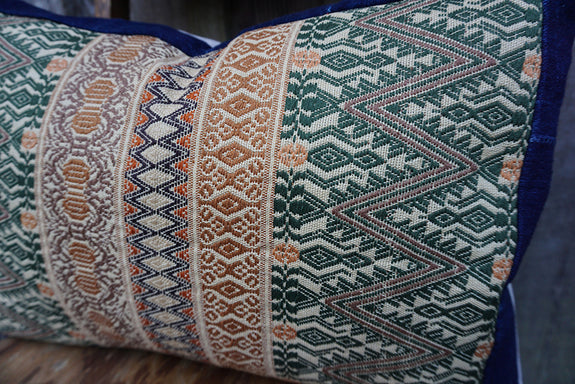 Rayna - Oaxacan and Vintage African Indigo Pillow