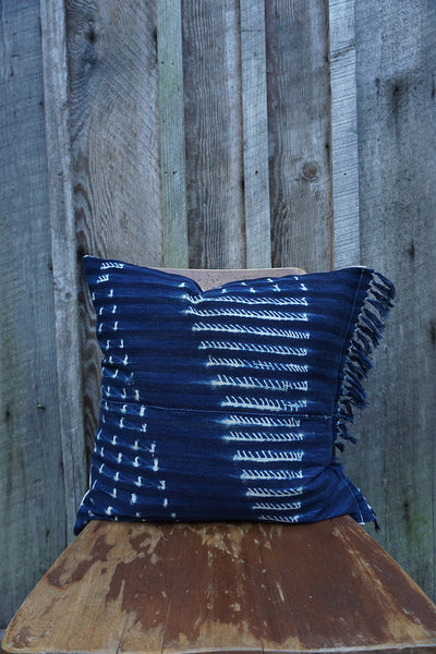 Sahara - Vintage African Indigo Pillow