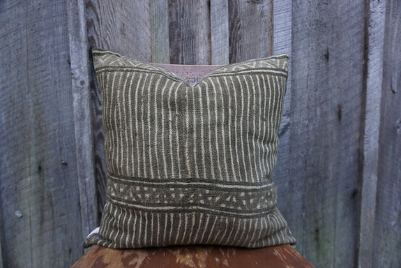 Margot - Vintage African Mudcloth Pillow