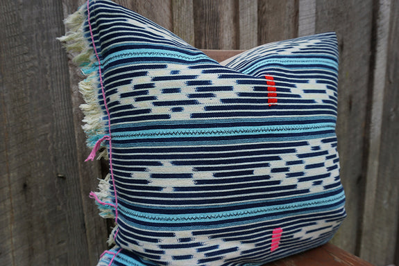 Davina - Vintage African Baule Textile Pillow