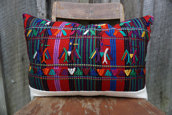 Armani - Vintage Guatemalan Textile Pillow