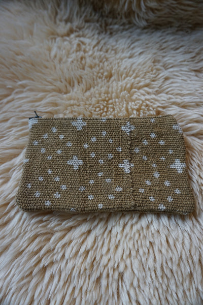 Zippered Pouch made from African Mudcloth - #320