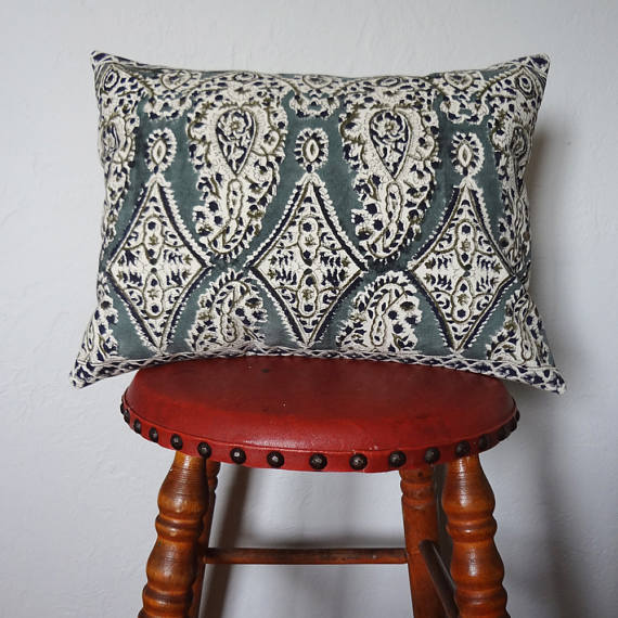 Kalia - Indian Blockprint Pillow