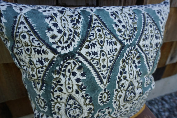 Maribelle - Indian Blockprint Pillow