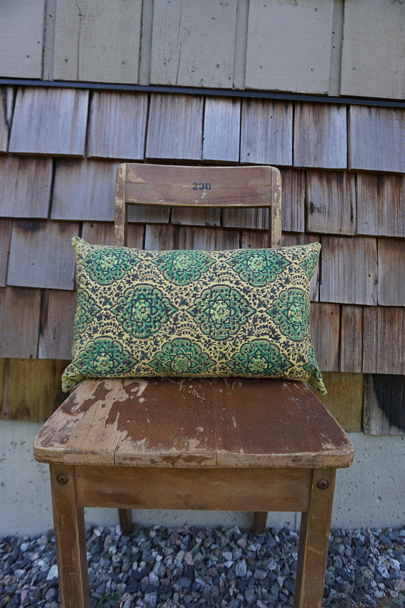 Marina - Indian Blockprint Pillow